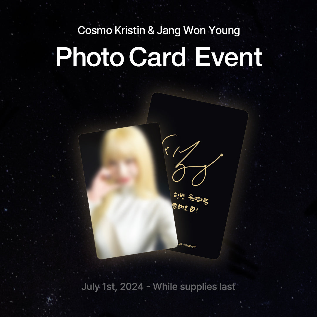 Jang Wonyoung Hapa store Kristin Photocard LIMITED