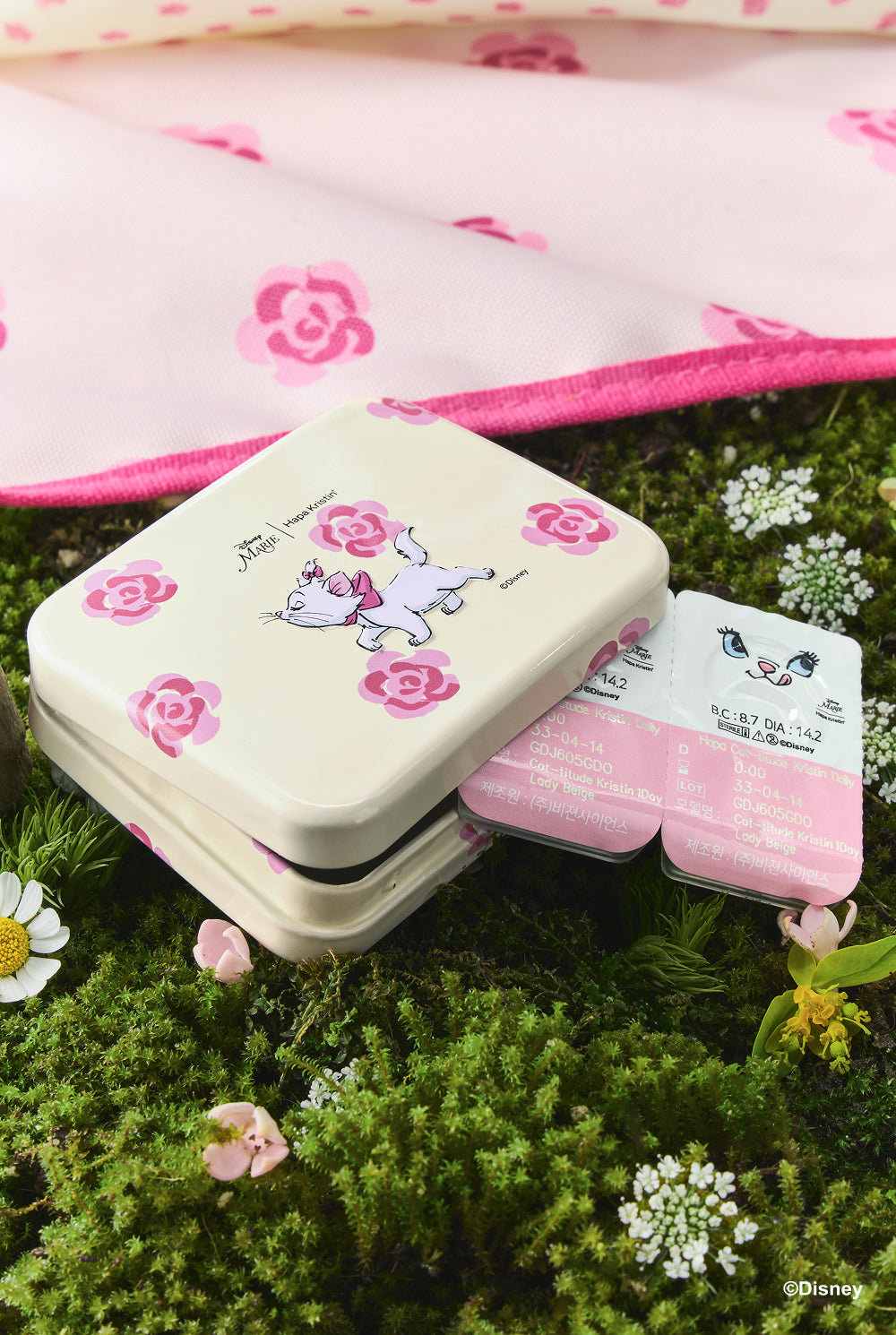 GIFT] Disney Marie Flower Tin Case | Hapa Kristin Global store