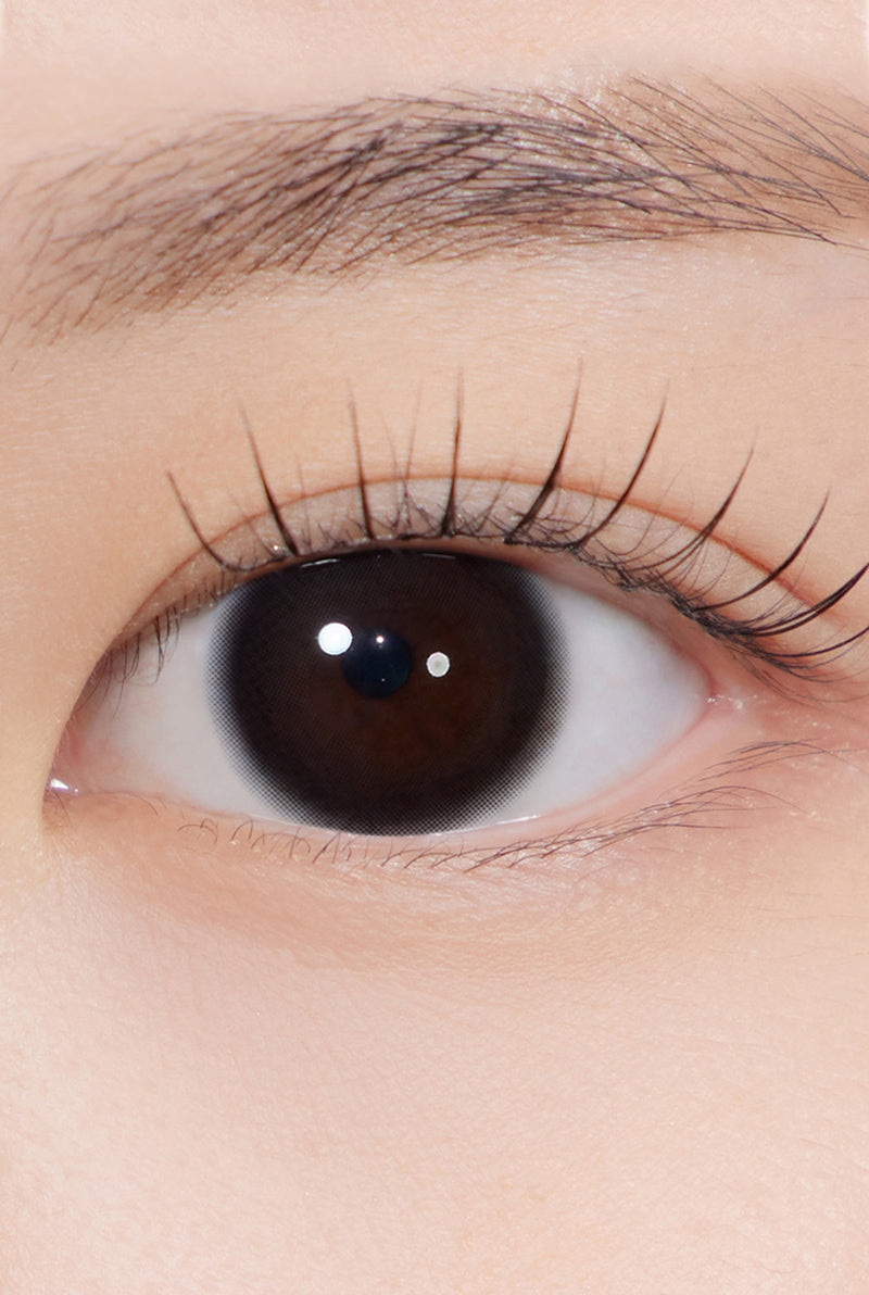 Quiet Kristin 1Day - Glow Black (2pcs) eye close up